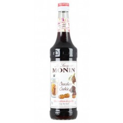 Monin Chocolate Cookie siroop 700ml fles met chocoladekoekjes smaak voor koffie en desserts