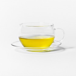 Canton Tea Shen Glass  theekop en schotel