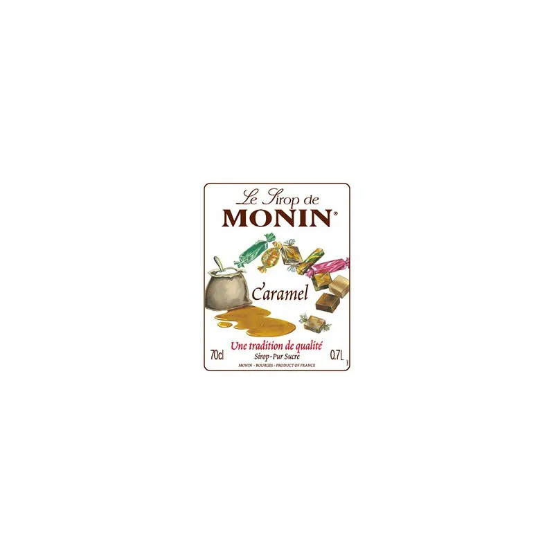 Monin Caramel siroop ingrediënten