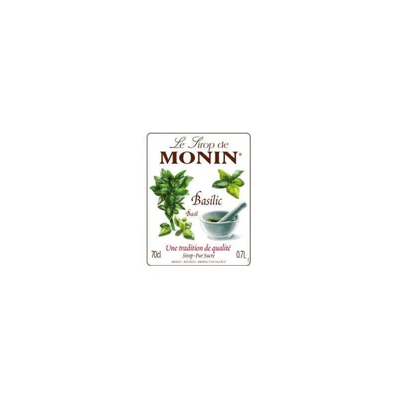 Monin Basilicum siroop ingrediënten
