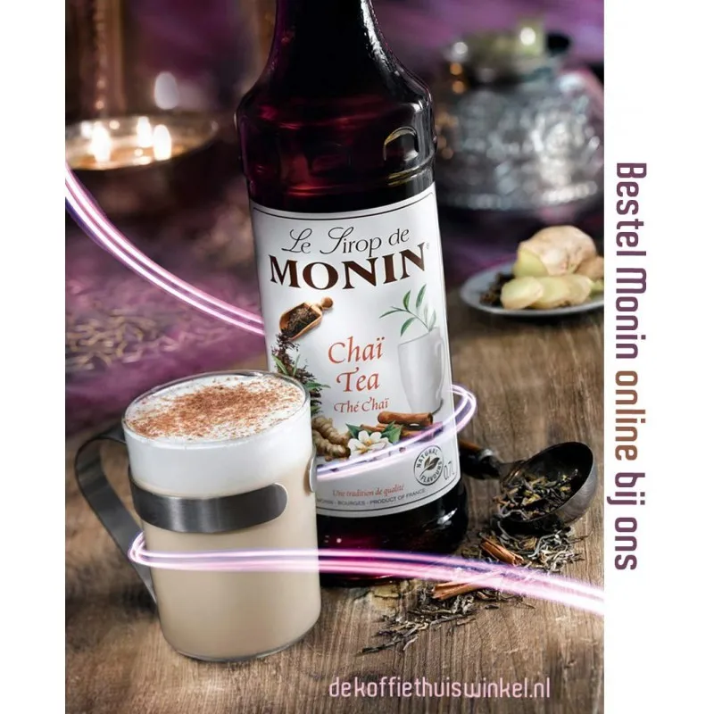 Monin Chai Tea|Dekoffiethuiswinkel.nl|Monin siropen