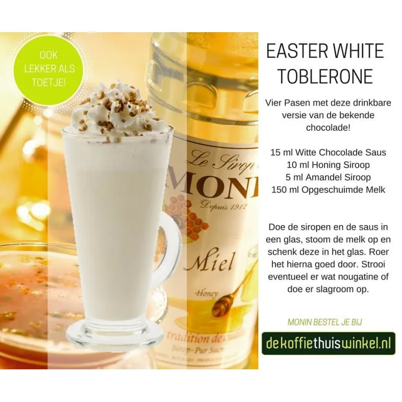 Op zoek naar Monin amandel siroop? Wij leveren voordelig en snel!