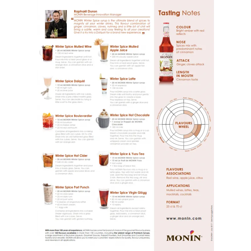 Monin Winter Spice siroop