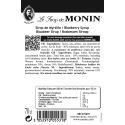 Monin Blauwe Bes siroop ingrediënten