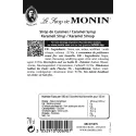 Monin Caramel siroop ingrediënten