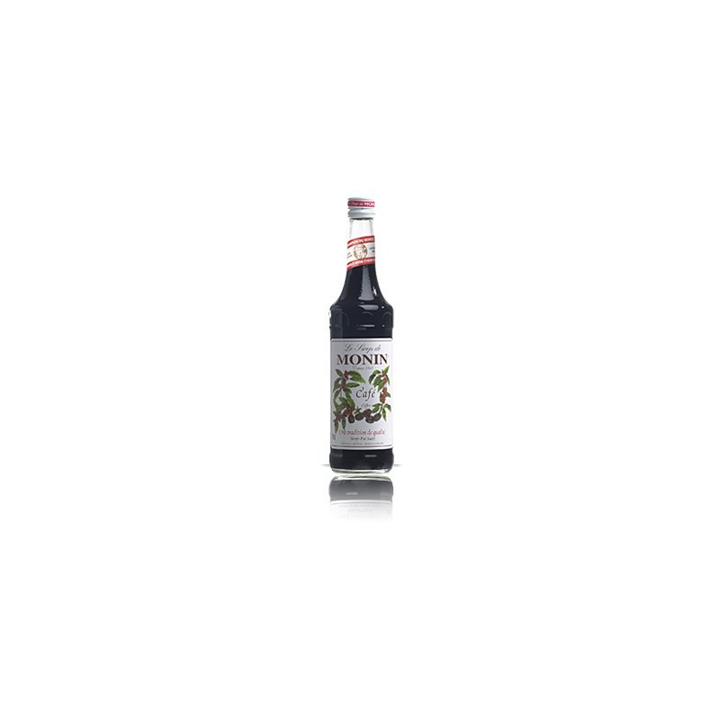 Monin Koffie siroop glazen fles van 700 ml.