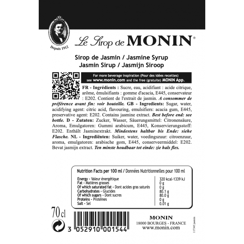 Monin Jasmijn Siroop