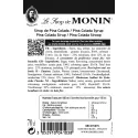 Monin Pina Colada ingrediënten