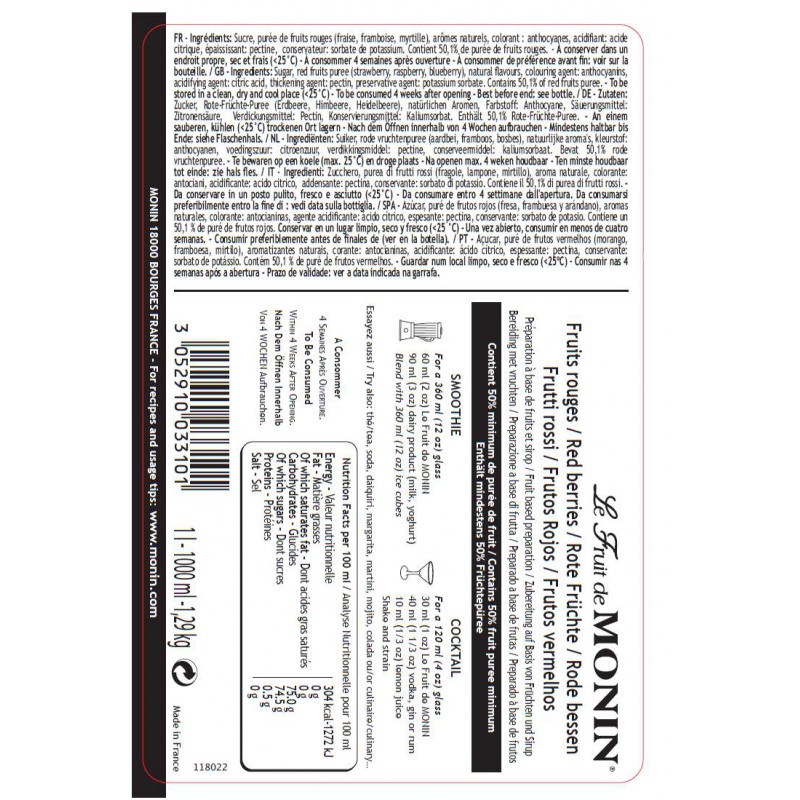 Op zoek naar Monin aardbei fruitpuree? Wij leveren voordelig en snel!