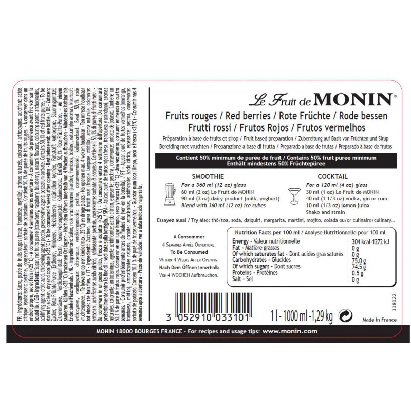 Op zoek naar Monin aardbei fruitpuree? Wij leveren voordelig en snel!