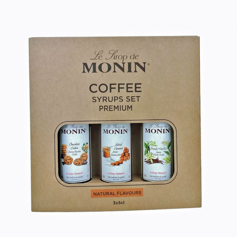 Monin Premium Koffiesiropen Set