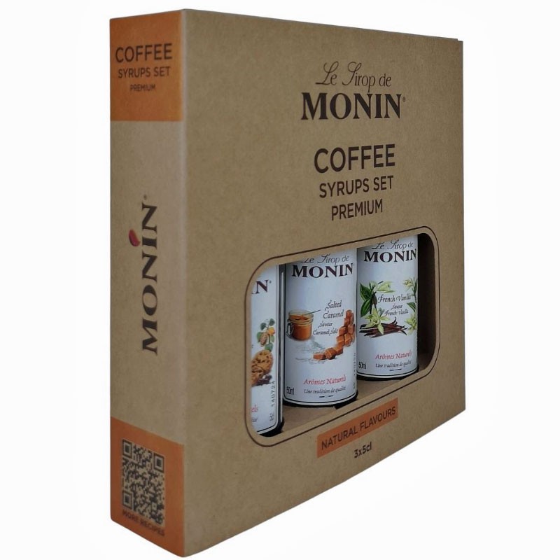 Monin Premium Koffiesiropen Set