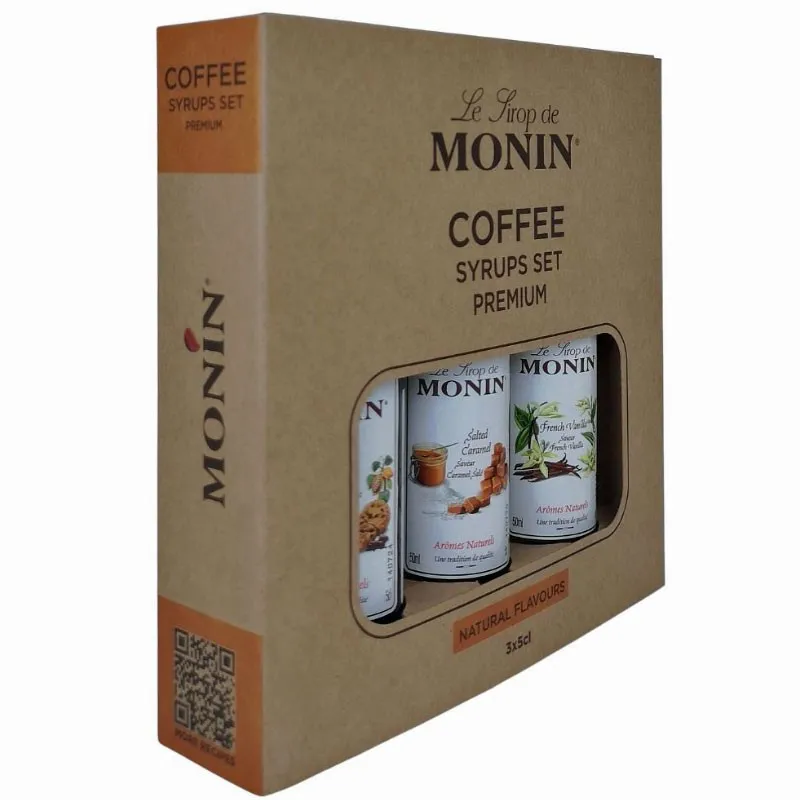 Monin Premium Koffiesiropen Set