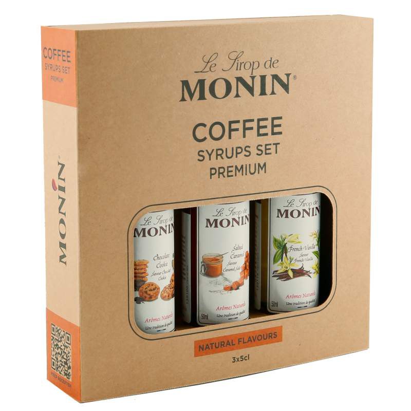 Monin Premium Koffiesiropen Set