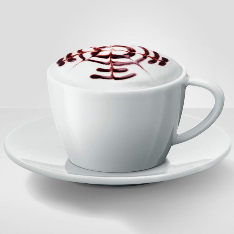 Jura cappuccino kop en schotel - set van 2