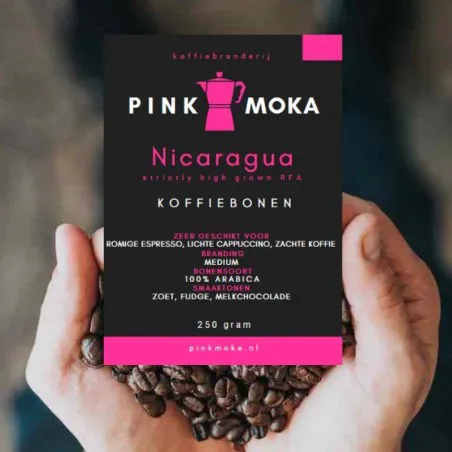 Pink Moka Nicaragua Koffiebonen