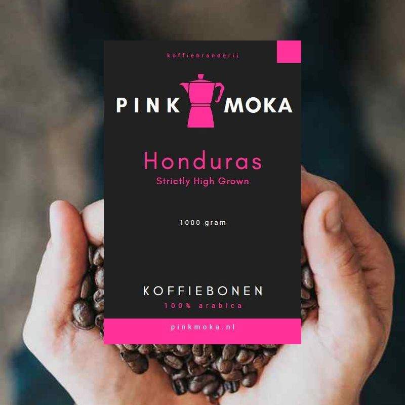 Pink Moka Honduras Strictly High Grown Koffiebonen