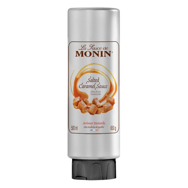 Monin Salted Caramel Topping - fles van 500 ml