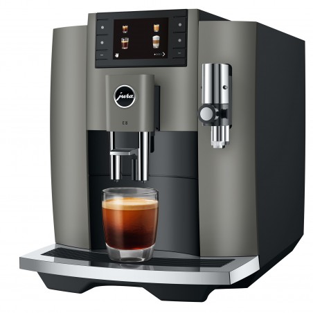 JURA E8 Dark Inox volautomaat (EC) JURA koffiemachines