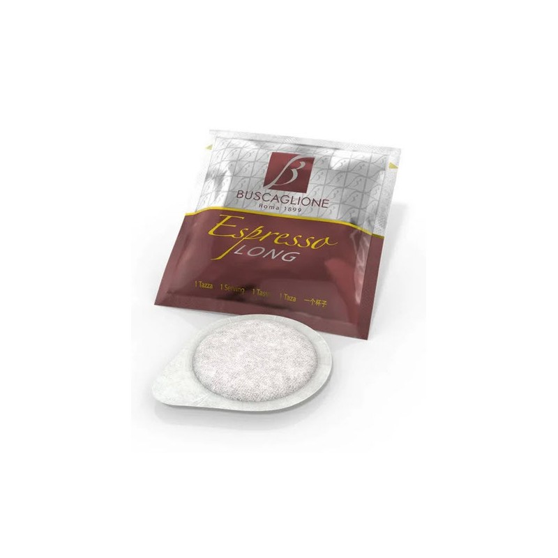 Buscaglione Espresso Long ESE pads|Dekoffiethuiswinkel.nl|ESE pads