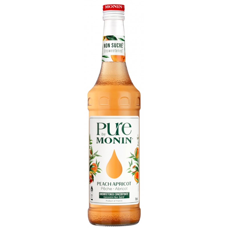 Monin Pure Peach Apricot - Perzik Abrikoos|