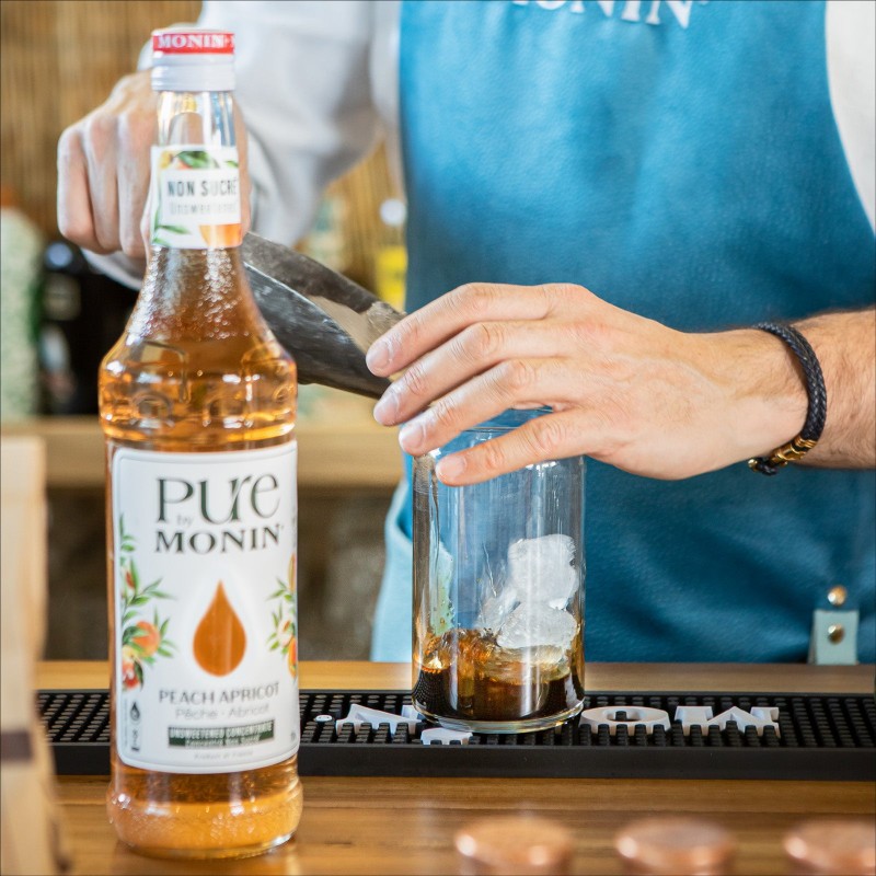 Monin Pure Peach Apricot - Perzik Abrikoos