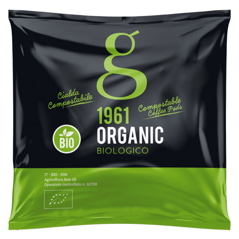 ESE-pads Golden Brasil 1961 Organic - Biologisch (biocode IT BIO 006)|ESE pads ESE-espressopads