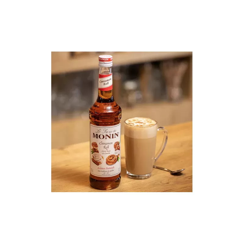 Monin Cinnamon Roll siroop|Monin siropen|Monin