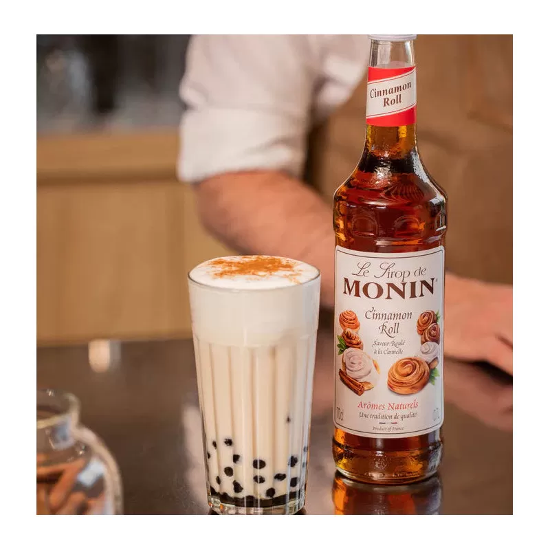 Monin Cinnamon Roll siroop|Monin siropen|Monin