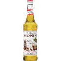 Monin Geroosterde Hazelnoot siroop 700ml fles - Gekarameliseerde hazelnootsmaak voor koffie