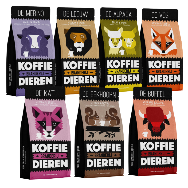 Proefpakket koffiebonen Koffiebranderij Dieren