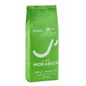 Mokarico Biologico koffiebonen: biologisch gecertificeerde Italiaanse koffie met rijke chocolade- en kruidtonen.