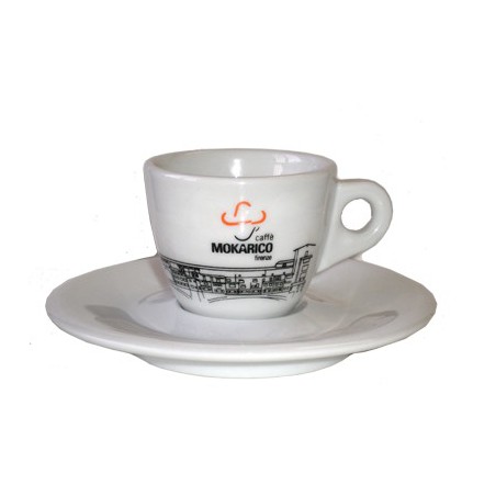 Mokarico Espresso Kop en Schotel