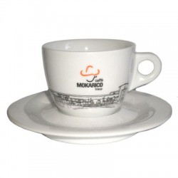 Mokarico Cappuccino Kop en Schotel