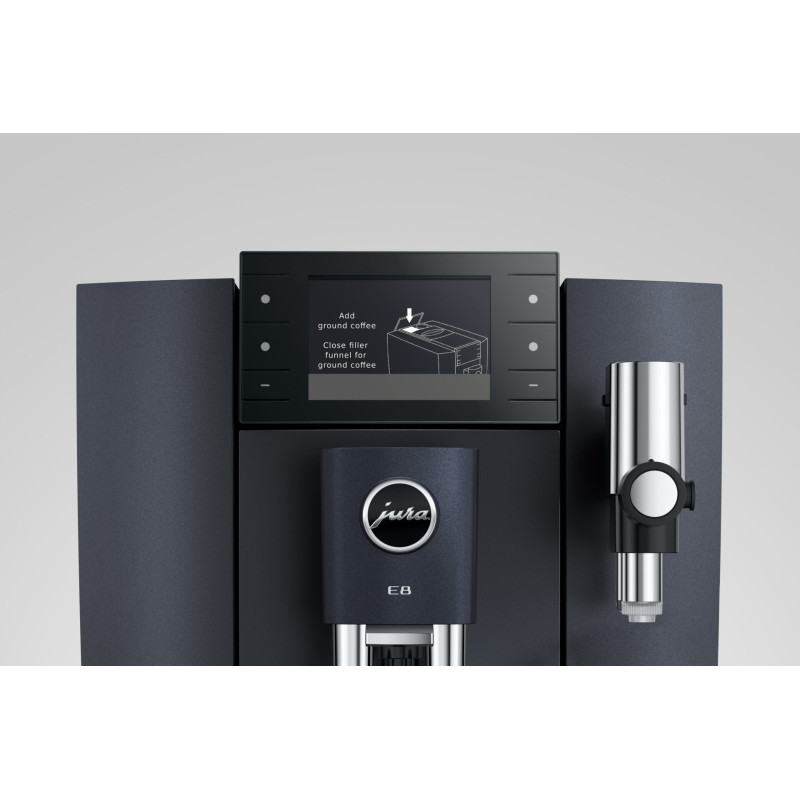 JURA E8 Cosmic Black Scherp Geprijsd | Bestel Online