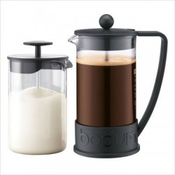 Bodum Set Brazil Cafetiere en Aerius Melkschuimer (K10938-01)