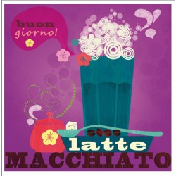 PPD Cocktail Servetten "Latte Macchiato"