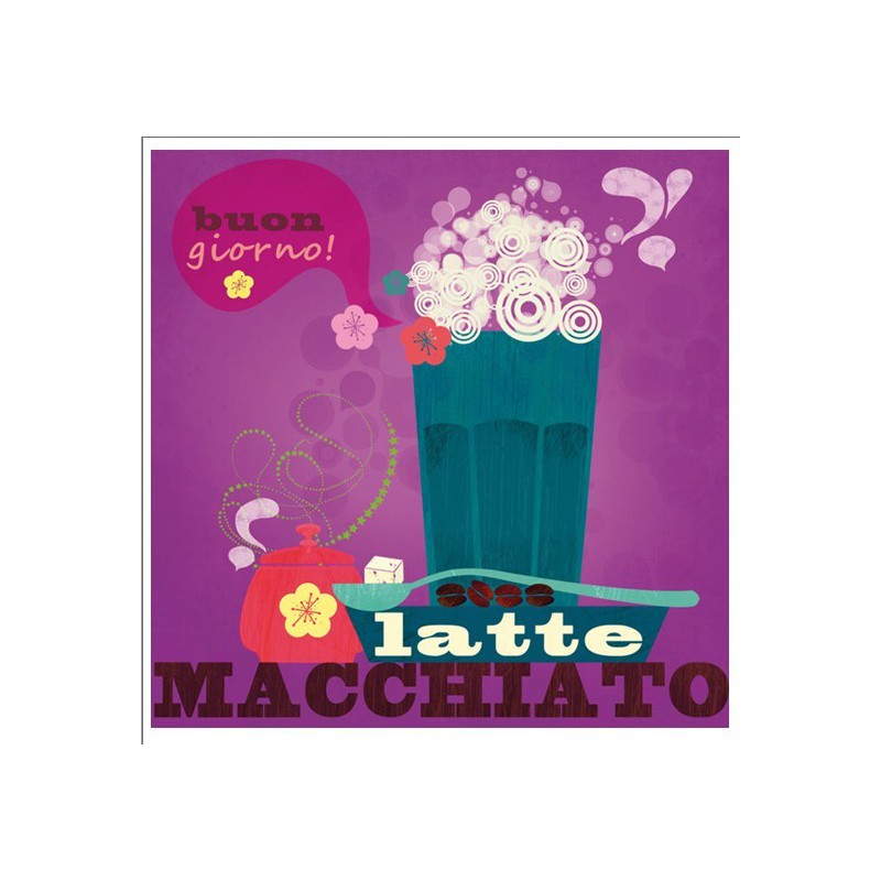 PPD Cocktail Servetten "Latte Macchiato"